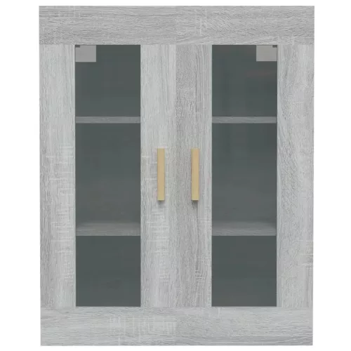  szürke-sonoma színű függő faliszekrény 69,5 x 34 x 90 cm