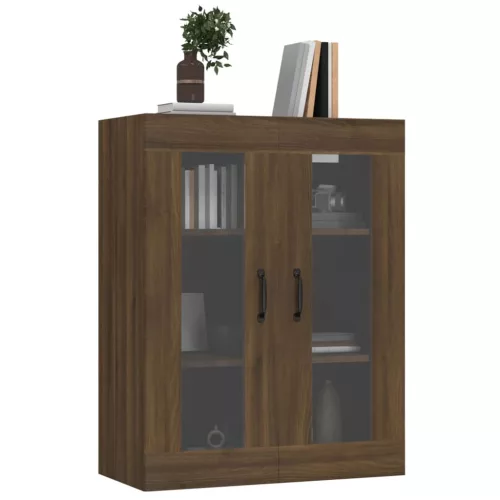  barna tölgyszínű függő faliszekrény 69,5 x 34 x 90 cm