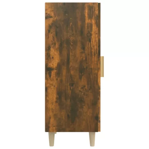  füstös tölgy színű szerelt fa tálalószekrény 34,5 x 34 x 90 cm