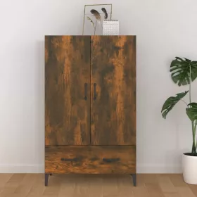    füstös tölgy színű szerelt fa magasszekrény 70 x 31 x 115 cm