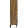  füstös tölgy színű szerelt fa magasszekrény 70 x 31 x 115 cm