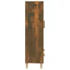  füstös tölgy színű szerelt fa magasszekrény 70 x 31 x 115 cm