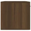  barna tölgyszínű szerelt fa faliszekrény 60 x 36,5 x 35 cm