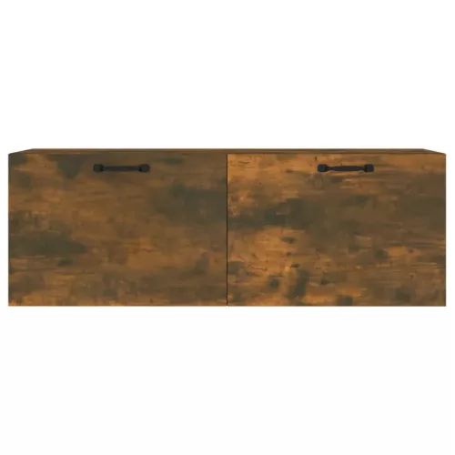  füstös tölgy színű szerelt fa faliszekrény 100 x 36,5 x 35 cm