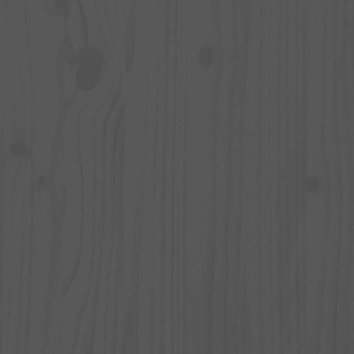  szürke tömör fenyőfa ágy fejtámla 106 x 4 x 100 cm