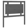  szürke tömör fenyőfa ágyfejtámla 95,5 x 4 x 100 cm