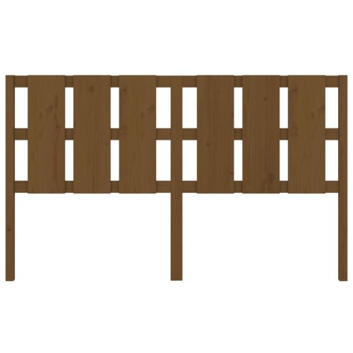  mézbarna tömör fenyőfa ágyfejtámla 185,5x4x100 cm