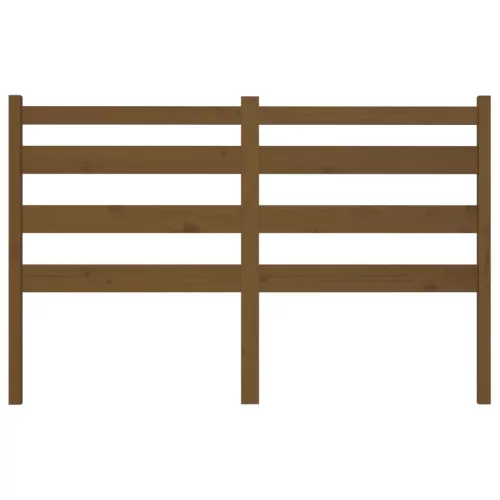  mézbarna tömör fenyőfa ágyfejtámla 186 x 4 x 100 cm