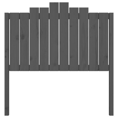  szürke tömör fenyőfa ágyfejtámla 106x4x110 cm