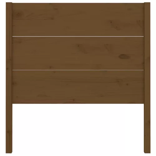 mézbarna tömör fenyőfa fejtámla 81 x 4 x 100 cm