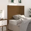  mézbarna tömör fenyőfa fejtámla 106 x 4 x 100 cm