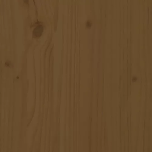  mézbarna tömör fenyőfa ágyfejtámla 125,5x4x100 cm