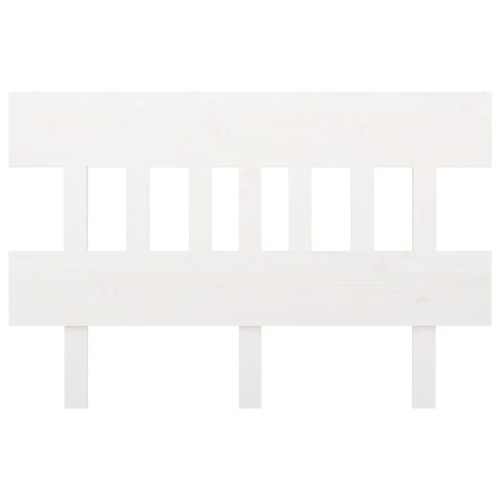  fehér tömör fenyőfa ágyfejtámla 163,5x3x81 cm