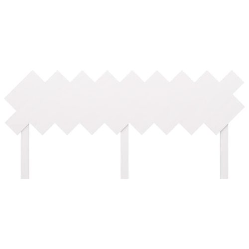  fehér tömör fenyőfa ágyfejtámla 178x3x80,5 cm