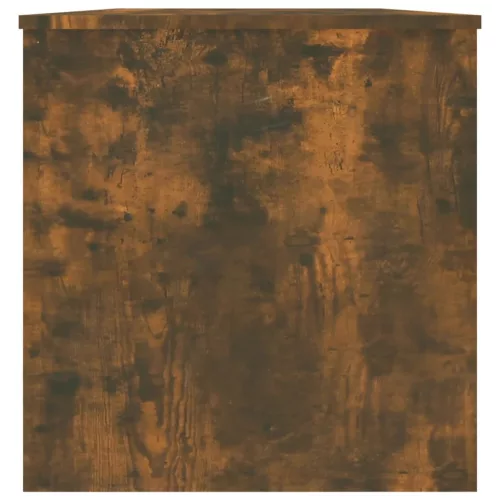  füstös tölgy színű szerelt fa dohányzóasztal 102 x 50 x 52,5 cm
