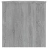  szürke sonoma színű szerelt fa dohányzóasztal 102x50x52,5 cm