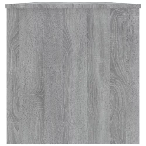  szürke sonoma színű szerelt fa dohányzóasztal 102x50x52,5 cm