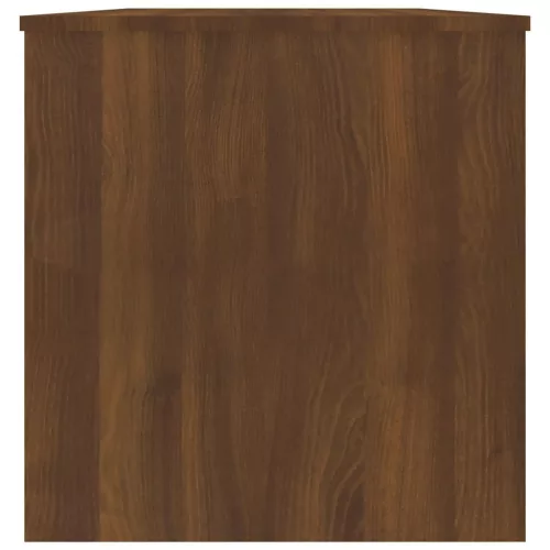  barna tölgy színű szerelt fa dohányzóasztal 102 x 50 x 52,5 cm