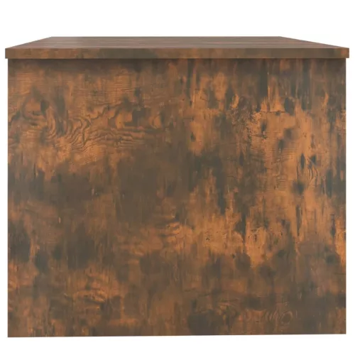 füstös tölgy színű szerelt fa dohányzóasztal 80 x 50 x 42,5 cm