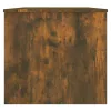  füstös tölgy színű szerelt fa dohányzóasztal 102x50,5x46,5 cm