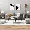  2 db fekete színű szerelt fa kisasztal 40 x 40 x 40 cm