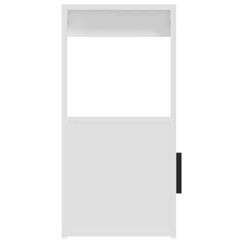  fehér szerelt fa tálalószekrény 80x30x60 cm