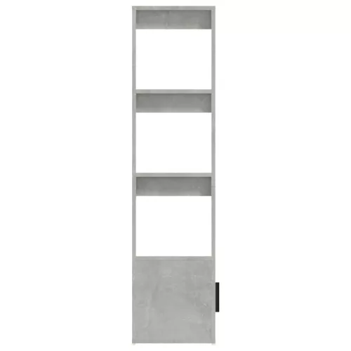 betonszürke szerelt fa tálalószekrény 80x30x119,5 cm