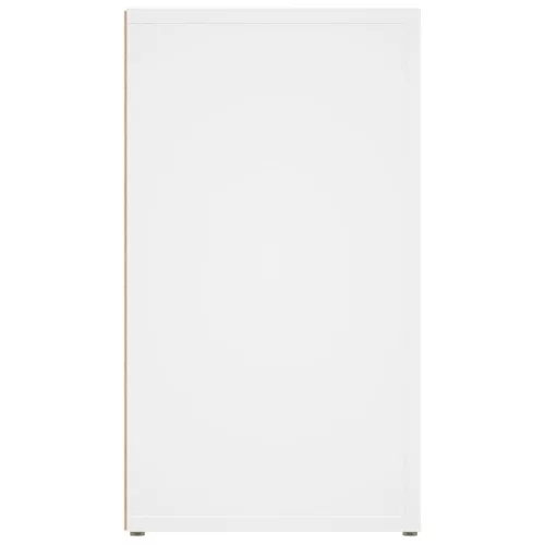  fehér szerelt fa tálalószekrény 80x30x54 cm