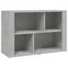  betonszürke szerelt fa tálalószekrény 80x30x54 cm