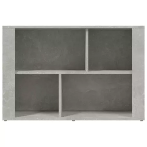  betonszürke szerelt fa tálalószekrény 80x30x54 cm