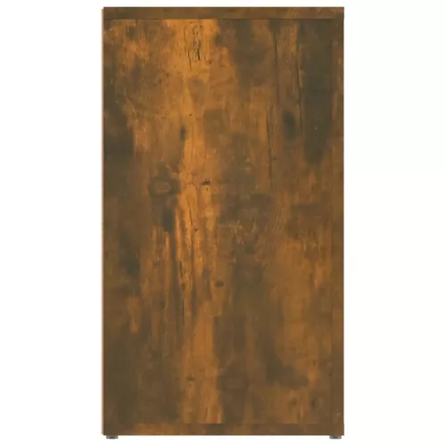  füstös tölgy színű szerelt fa tálalószekrény 80x30x54 cm