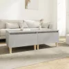  2 db betonszürke szerelt fa kisasztal 50x 46 x 35 cm