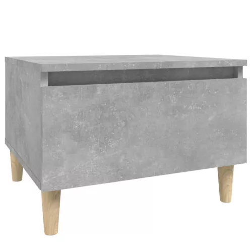  2 db betonszürke szerelt fa kisasztal 50x 46 x 35 cm