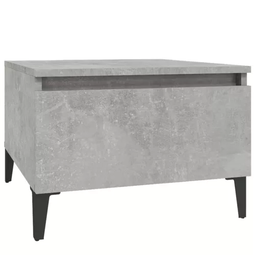  2 db betonszürke szerelt fa kisasztal 50x 46 x 35 cm