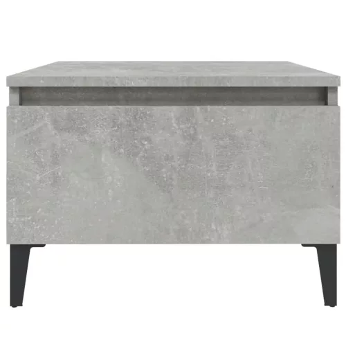  2 db betonszürke szerelt fa kisasztal 50x 46 x 35 cm