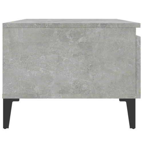  2 db betonszürke szerelt fa kisasztal 50x 46 x 35 cm