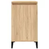  2 db sonoma tölgy színű szerelt fa éjjeliszekrény 40x35x70 cm