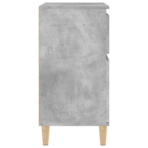  betonszürke szerelt fa tálalószekrény 60 x 35 x 70 cm