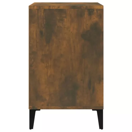  füstös tölgy színű szerelt fa cipősszekrény 102 x 36 x 60 cm