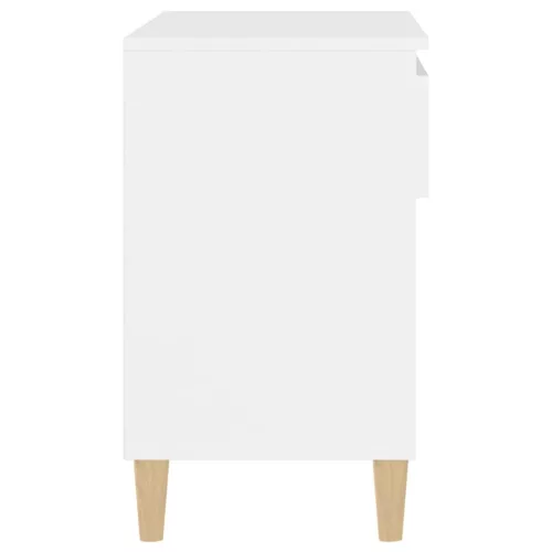  fehér szerelt fa cipősszekrény 70x36x60 cm