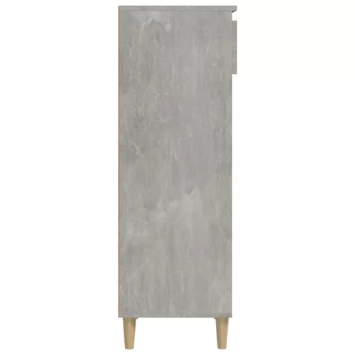  betonszürke szerelt fa cipőszekrény 40 x 36 x 105 cm