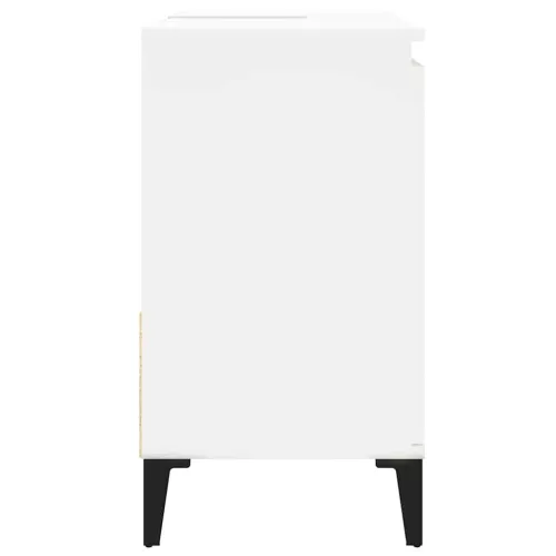  fehér szerelt fa fürdőszobaszekrény 65 x 33 x 60 cm