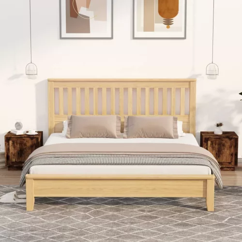  2 db füstös tölgy színű szerelt fa éjjeliszekrény 44x35x45 cm