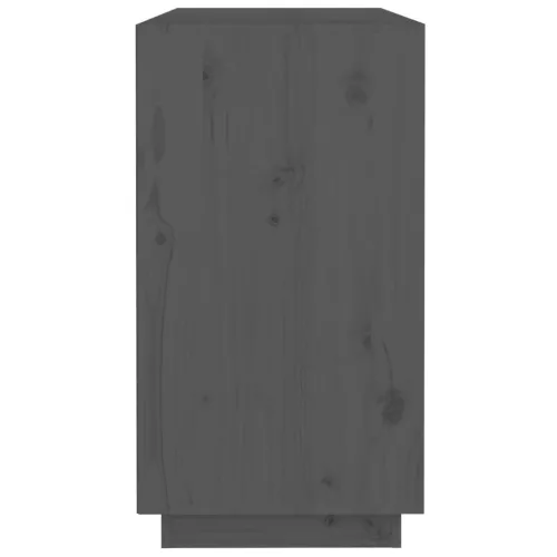  szürke tömör fenyőfa tálalószekrény 100 x 40 x 75 cm