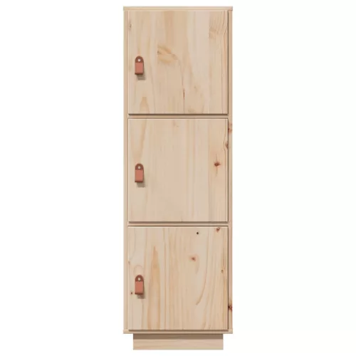  tömör fenyőfa magasszekrény 34 x 40 x 108,5 cm