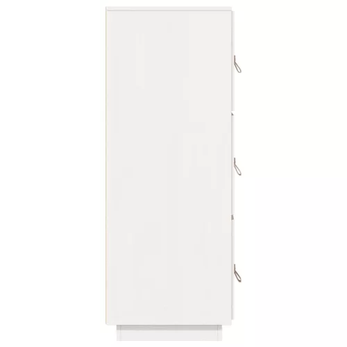  fehér tömör fenyőfa magasszekrény 34 x 40 x 108,5 cm