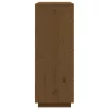  mézbarna tömör fenyőfa magasszekrény 67 x 40 x 108,5 cm