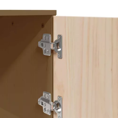  mézbarna tömör fenyőfa magasszekrény 67 x 40 x 108,5 cm