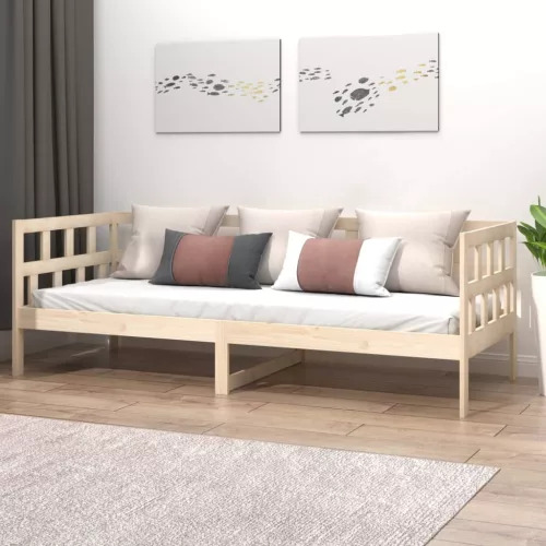  tömör fenyőfa kanapéágy 90 x 190 cm