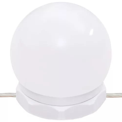  füstös tölgy színű tükrös szekrény LED-ekkel 60 x 31,5 x 62 cm